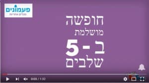 סרטון על ניהול תקציב לחופש הגדול לבני נוער