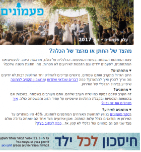 עלון פעמונים - מאי